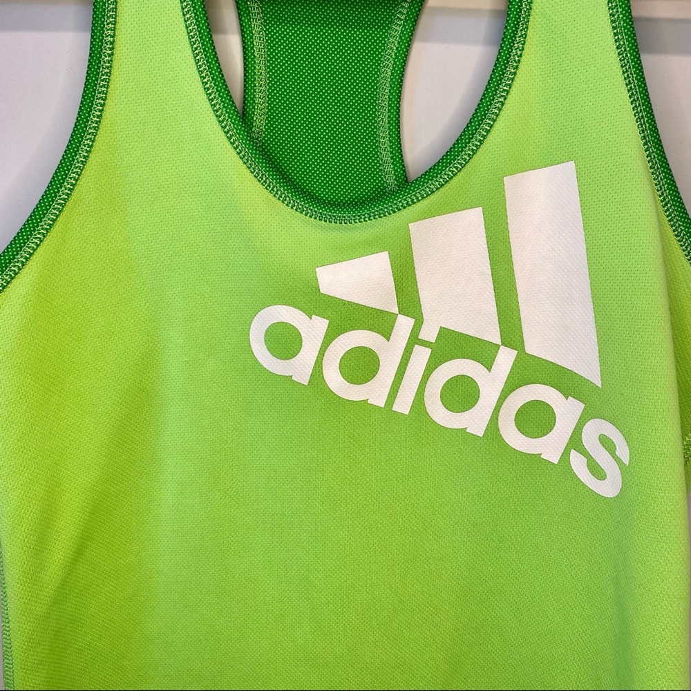 Adidas Green Reversible Racerback Tank Top - Picture 5 of 7